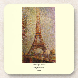 Dessous-de-verre Peinture de Georges Seurat : La Tour Eiffel (1889)
