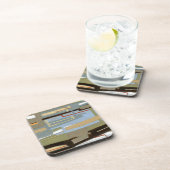 Dessous-de-verre Peinture de la liberté d'expression moderne par No (Côté Droit)