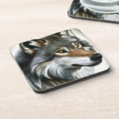 Dessous-de-verre Peinture de loup (Côté gauche)