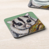 Dessous-de-verre Peinture de Sugar Glider (Côté gauche)