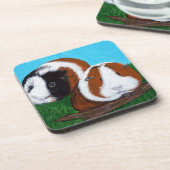 Dessous-de-verre Peinture des cochons de Guinée (Côté gauche)