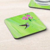 Dessous-de-verre Peinture des colibris et des petits pois (Côté gauche)