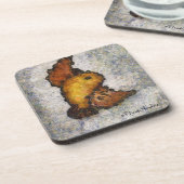 Dessous-de-verre Peinture d'oiseaux à la Frida Kahlo Monet (Côté gauche)