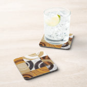 Dessous-de-verre Peinture moderne avec Motifs circulaires (Côté Droit)