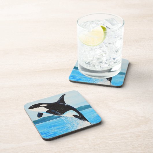 Dessous-de-verre Peinture Orca (Côté Droit)