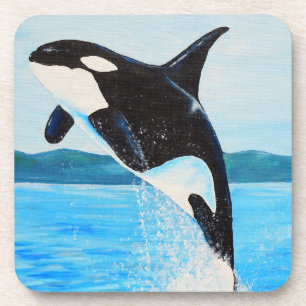 Dessous-de-verre Peinture Orca