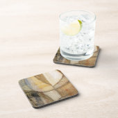 Dessous-de-verre Peinture texturée rugueuse sur la Terre (Côté Droit)