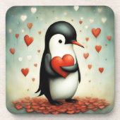 Dessous-de-verre Penguin Love 1 (Devant)