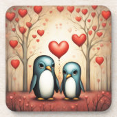 Dessous-de-verre Penguin Love 3 (Devant)