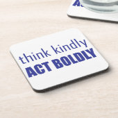 Dessous-de-verre Pensez Bien, Agissez Avec Force (Côté gauche)