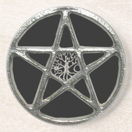 Dessous de verre Pentacle Tree Of Life (Devant)