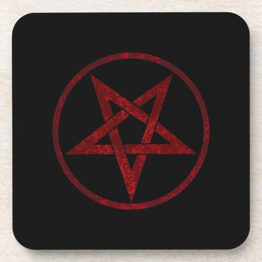 Dessous-de-verre Pentagram Red Devil (Devant)