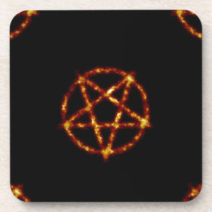 Dessous-de-verre pentagramme