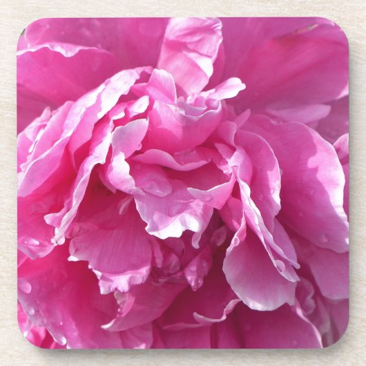 Dessous-de-verre Peony rose (Devant)