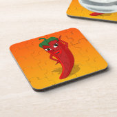 Dessous-de-verre Pepper Rouge Diva Puzzle (Côté gauche)