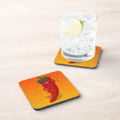 Dessous-de-verre Pepper Rouge Diva Puzzle (Côté Droit)