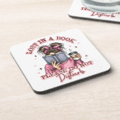 Dessous-de-verre Perdu dans un livre... (Côté gauche)