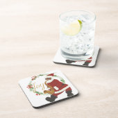 Dessous-de-verre Père Noël afro-américain (Côté Droit)