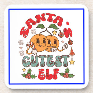 Dessous-de-verre Père Noël Cutest Elf Sublimation-80881