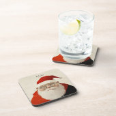 Dessous-de-verre Père Noël fatigué (Côté Droit)