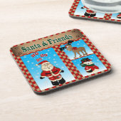 Dessous-de-verre Père Noël & Friends Christmas Joy (Côté gauche)