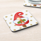 Dessous-de-verre Père Noël Gnome (Côté gauche)