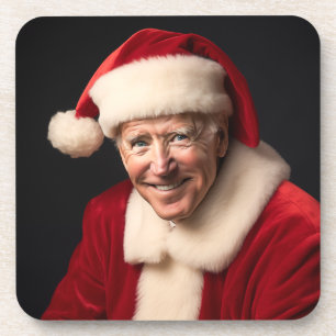 Dessous-de-verre Père Noël Joe Biden