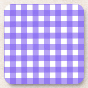 Dessous-de-verre Periwinkle and white gingham