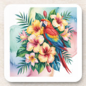 Dessous-de-verre Perroquet exotique (Devant)