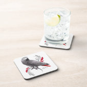 Dessous-de-verre Perroquet gris d'Afrique (Côté Droit)