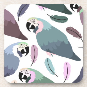 Dessous-de-verre Perroquets modernes motif tropical 