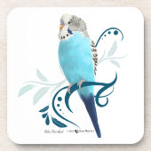 Dessous-de-verre Perruche bleue (Devant)