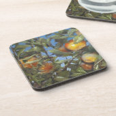 Dessous-de-verre Persimmon Fruit Tree Belle oeuvre originale (Côté gauche)