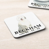 Dessous-de-verre Personalisé Vieux chien anglais (Côté gauche)