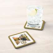 Dessous-de-verre Personalized Artisan Monogram A | Wood Frame (Côté Droit)