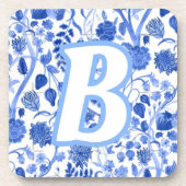 Dessous-de-verre Personalized Blue French Toile B (Devant)