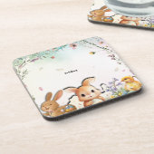 Dessous-de-verre Personalized Easter Brunch Hard Plastic Coaster (Côté gauche)