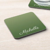 Dessous-de-verre Personalized green (Côté gauche)