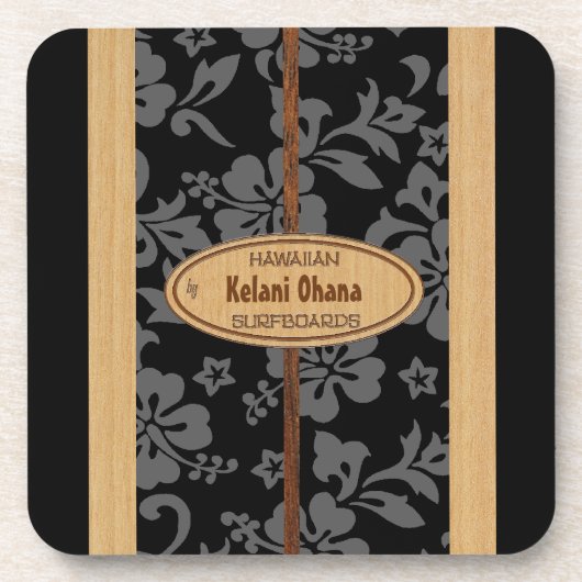 Dessous de verre personnalisables de barre de Tiki (Devant)