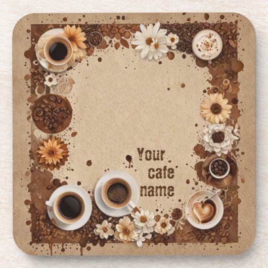 Dessous-de-verre Personnaliser du café (Devant)
