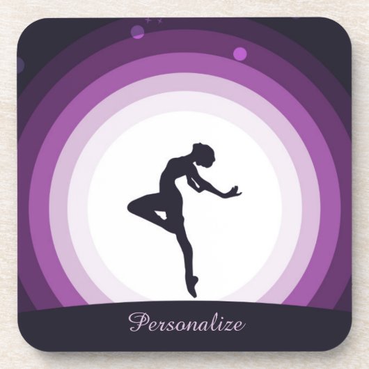 Dessous-de-verre Personnaliser la danseuse Silhouette Surreal Plein (Devant)
