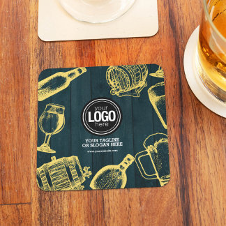 Dessous-de-verre Personnaliser le thème de la brasserie Dark Green