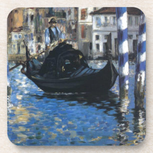 Dessous-de-verre Personnaliser Peace Water Stream Boats Art Edouard