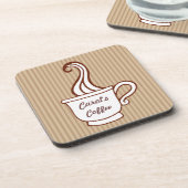 Dessous de verre personnalisés de la coupe de café (Côté gauche)