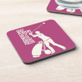 DESSOUS DE VERRE personnalisés GOLF PLAYER (Côté gauche)