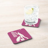 DESSOUS DE VERRE personnalisés GOLF PLAYER (Côté Droit)