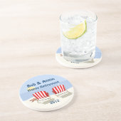 Dessous de verre personnalisés retirés de chaise (Côté)