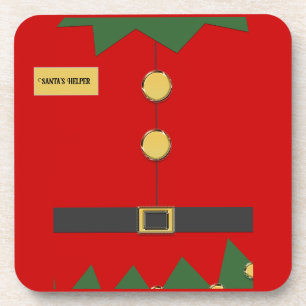 Dessous-de-verre Personnalité d'aide père Noël