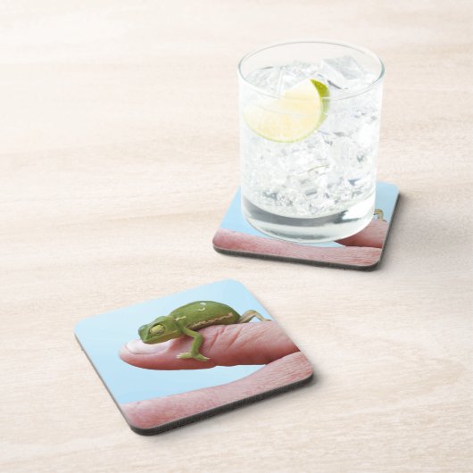 Dessous-de-verre Perspective de caméléon de bébé (Côté Droit)