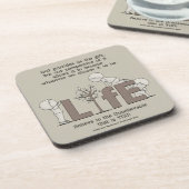 Dessous-de-verre Perspective de la vie (Côté gauche)